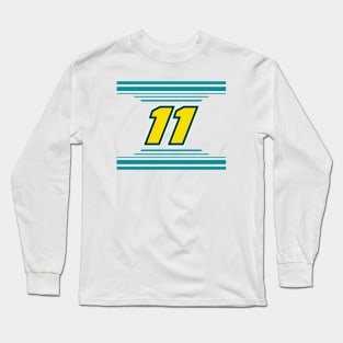 Denny Hamlin #11 2024 NASCAR Design Long Sleeve T-Shirt